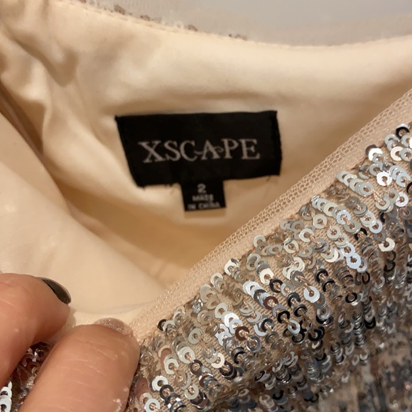Xscape sequin off the shoulder sequin gown - Picture 2 of 3